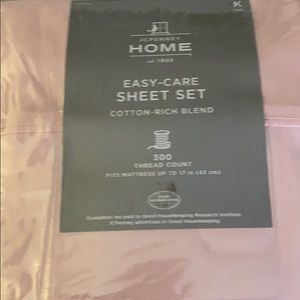 Pink cotton sheets
